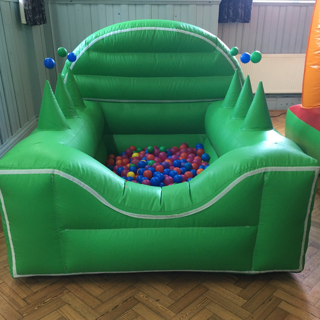 Green Inflatable Ball Pool Air Juggler