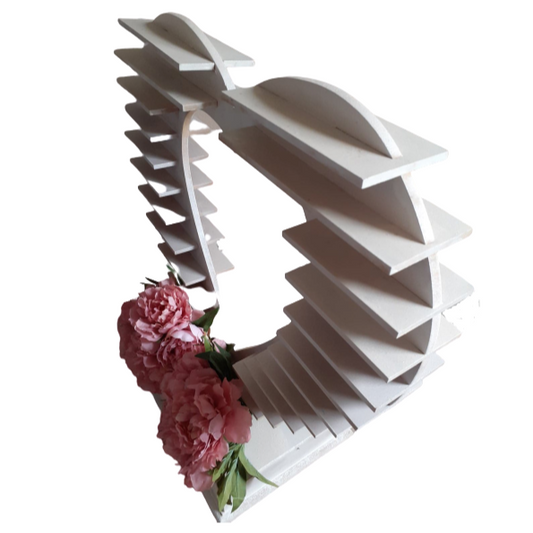 24 Tiered, Double-Sided, Ferrero Rocher Heart