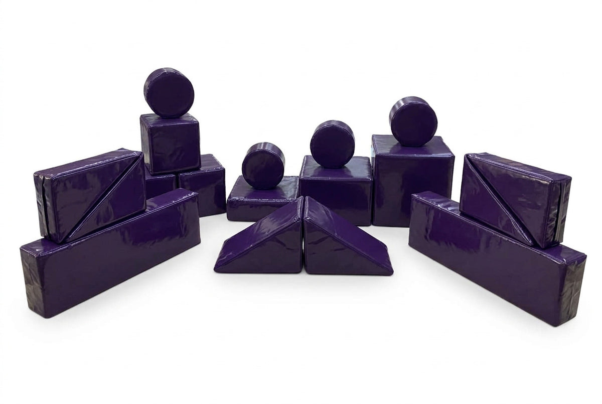 Purple Soft Play Shapes