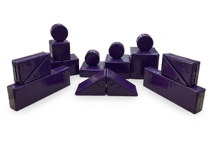 Purple Soft Play Shapes