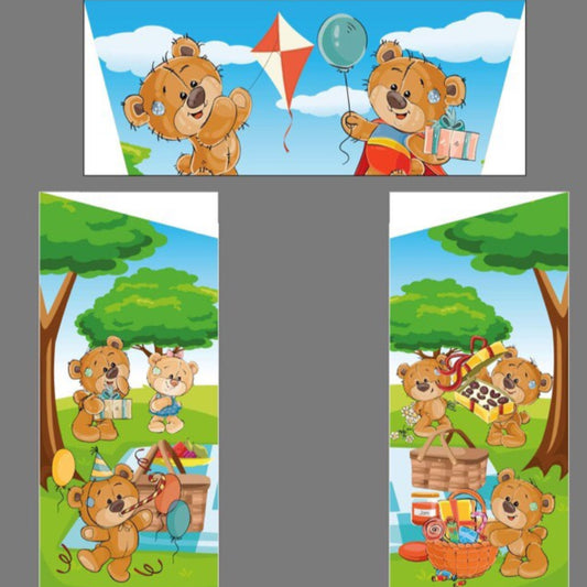 Teddy Bear Picnic Pink Bounce 'n' Slide