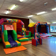 Load image into Gallery viewer, Circus Bouncy Castle, Bounce &#39;n&#39; Slide Bouncy Castle, Ball Pool &amp; Soft Play Package
