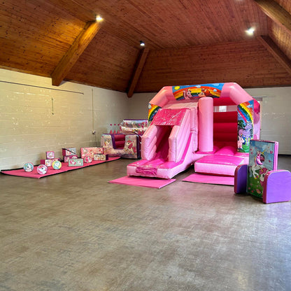 Unicorn Bounce n Slide, Ball Pool & Soft Play Package