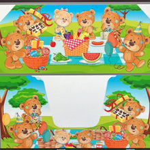 Load image into Gallery viewer, Teddy Bear Picnic Light Pastel Pink &amp; Light Pastel Blue Inflatable Ball Pool Air Juggler
