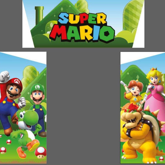 Super Mario Bros Bouncy Castle Pink & Purple