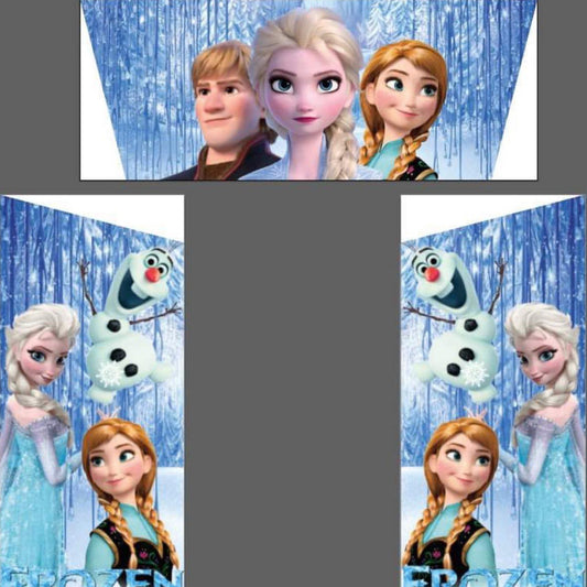Red & Blue Bounce 'n' Slide Frozen 2 Themed