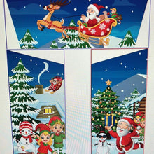 Load image into Gallery viewer, Red &amp; Blue 2 Bounce &#39;n&#39; Slide Christmas Themed
