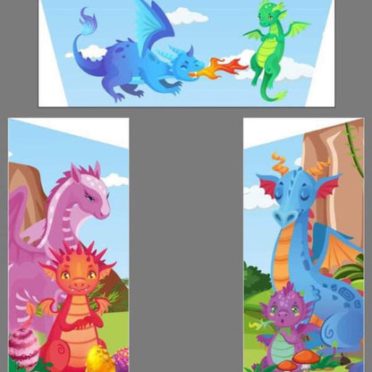 Dragon Pink & Purple Inflatable Ball Pool Air Juggler