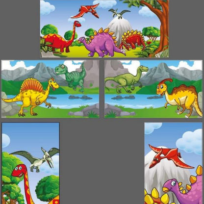 Dinosaur Bounce n Slide, Ball Pool, Soft Play, Hopsctoch, Face In The Hole & Puzzle Package