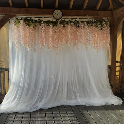 White Backdrop Drape