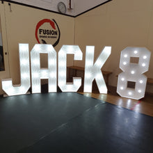 Load image into Gallery viewer, 4ft LED 4 x Letters &amp; 1 x Number
