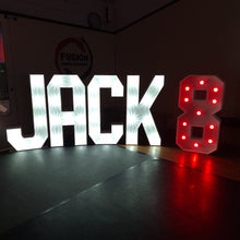 Load image into Gallery viewer, 4ft LED 4 x Letters &amp; 1 x Number
