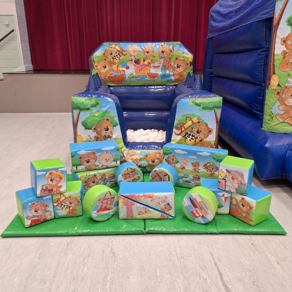 Teddy Bear Picnic Soft Play Shapes