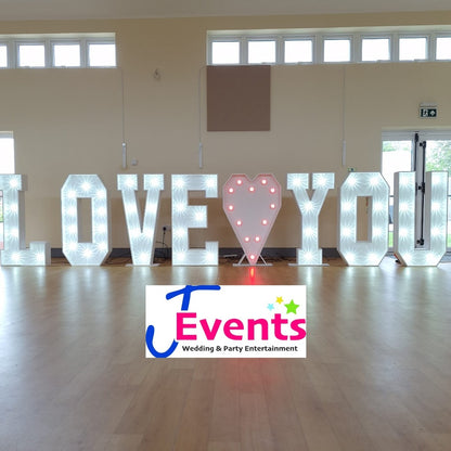 4ft LED Light Up Heart