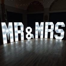 Load image into Gallery viewer, 4ft LED MR &amp; MRS Letters
