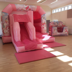 Cute Unicorn Pink Bounce 'n' Slide