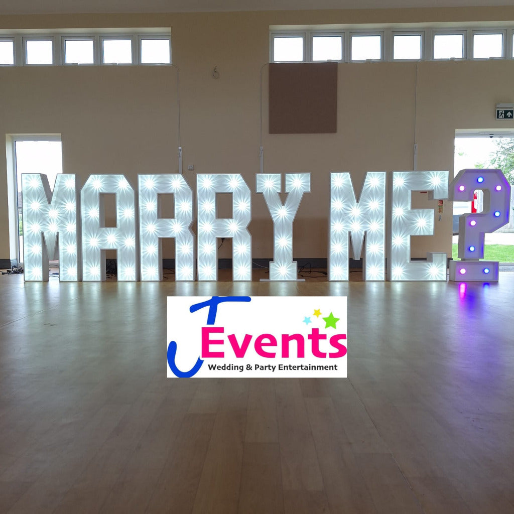 4ft LED WILL YOU MARRY ME ? Letters