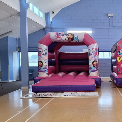 Gabbys Dollhouse Bouncy Castle Pink & Purple