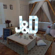 Load image into Gallery viewer, 4ft LED Light Up Letters Initials A - Z
