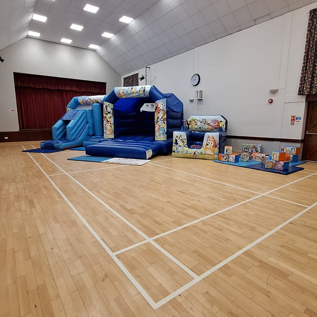 Bluey 2 Blue Bouncy Castle