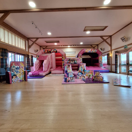 Princess Bouncy Castle, Princess Bounce 'n' Slide Bouncy Castle, Ball Pool & Soft Play Package