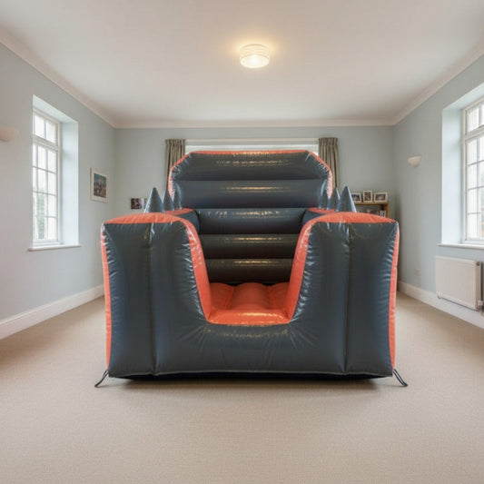 Pastel Blue & Pastel Pink Inflatable Ball Pool Air Juggler