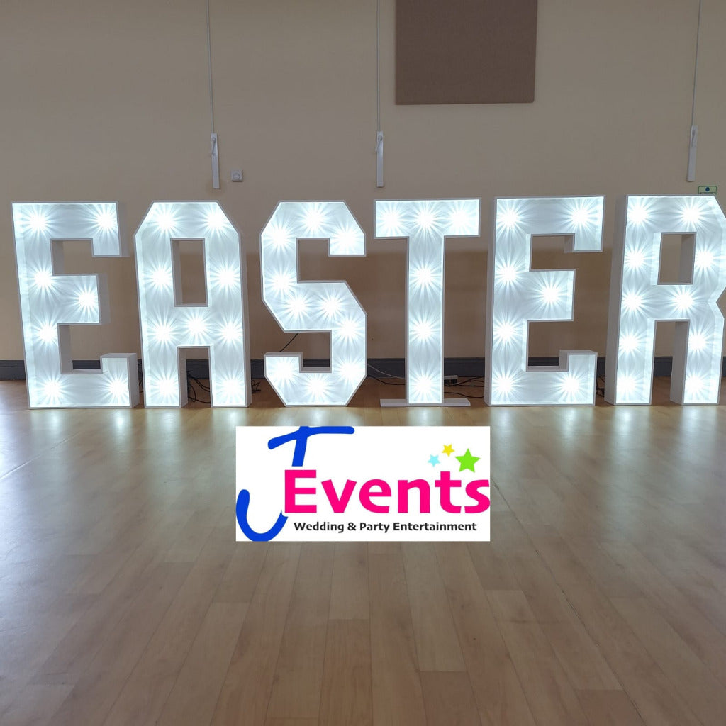 4ft LED Light Up Letters EASTER