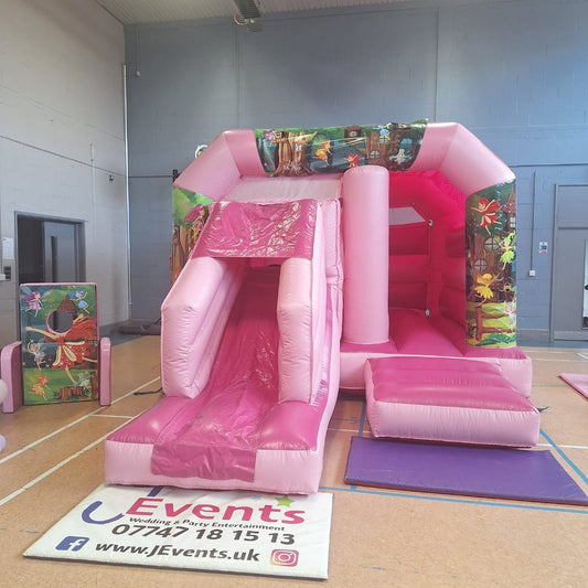 Pink 2 Bounce 'n' Slide Fairy Themed