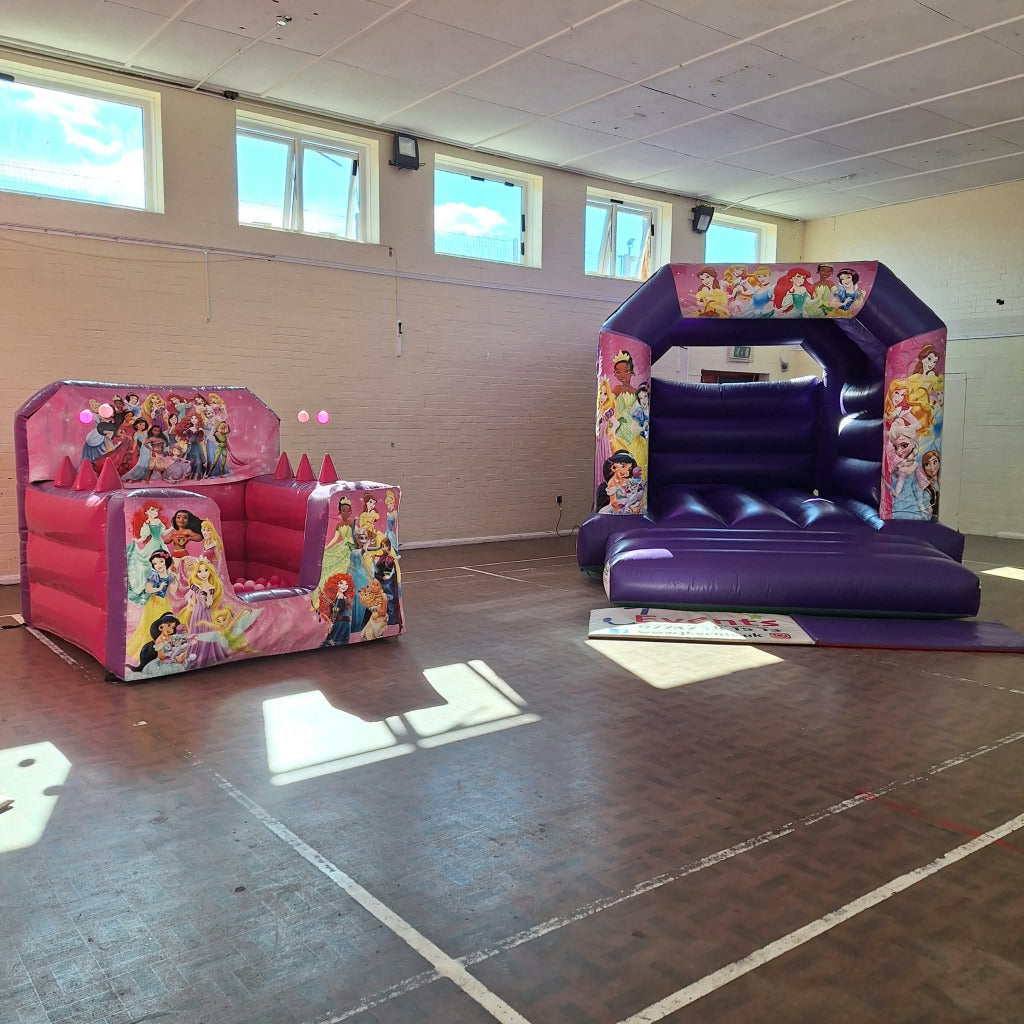Princess 2 Bouncy Castle Purple