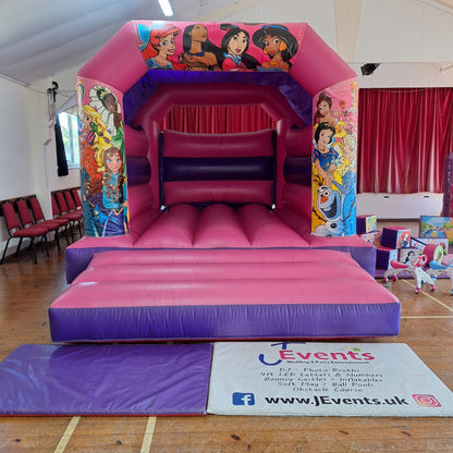 Princess Bouncy Castle Pink & Purple