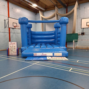 Pastel Blue Bouncy Castle