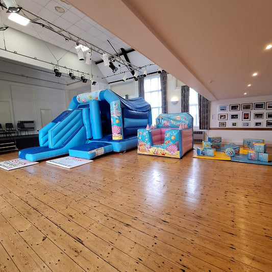 Blue Bounce 'n' Slide Under The Sea Themed