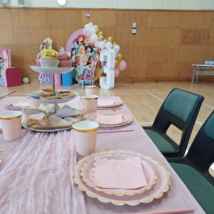 Three Tiered, White Porcelain Cake Stands