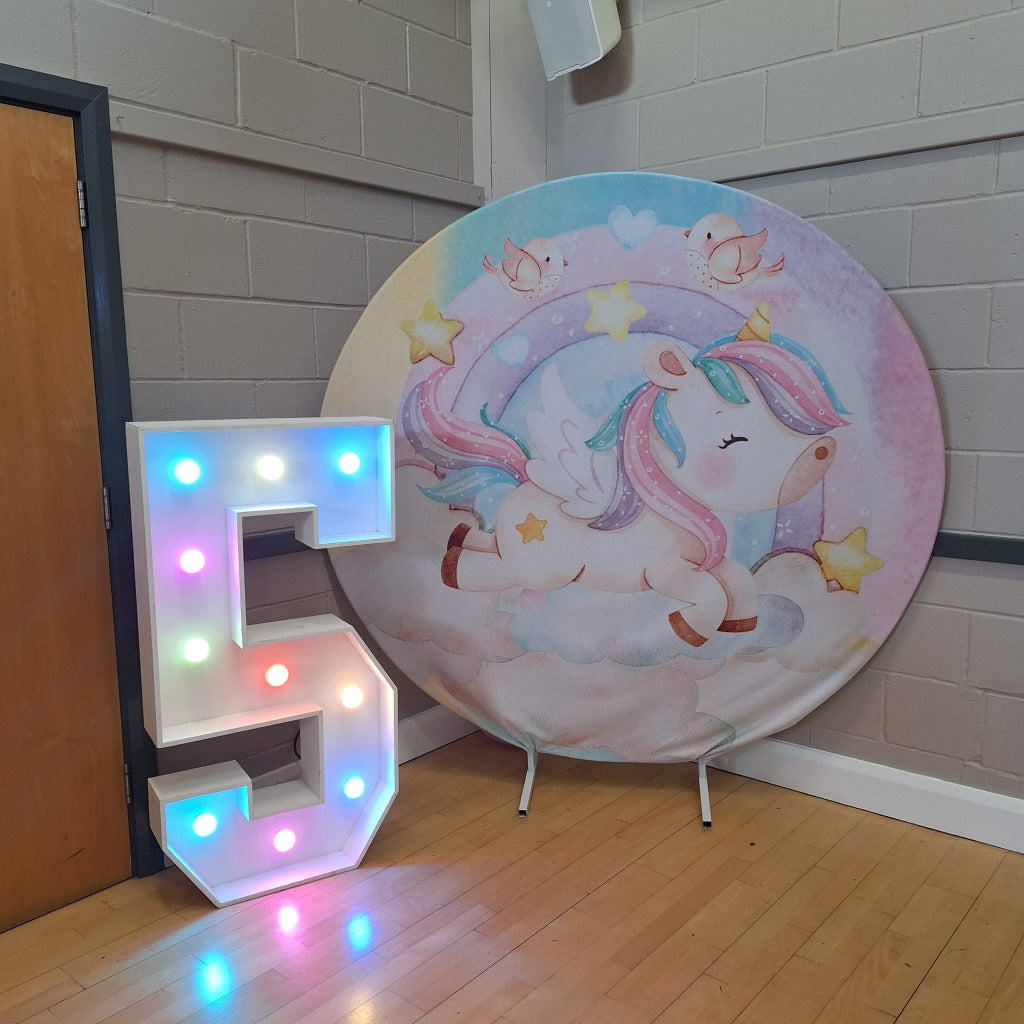 4ft LED Light Up Number 5