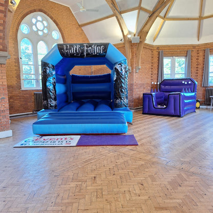 Harry Potter Bouncy Castle Blue & Blue