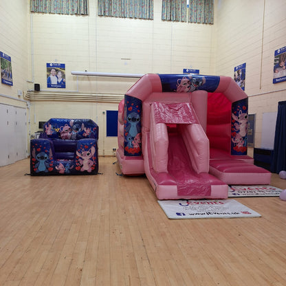 Stitch & Angel Purple Inflatable Ball Pool Air Juggler