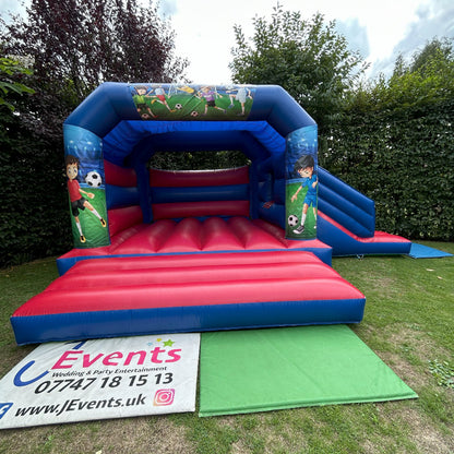 Red & Blue Bounce 'n' Slide Football 2