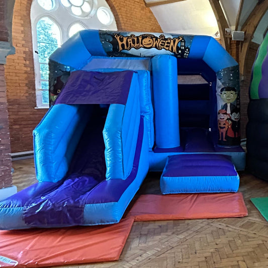 Blue & Purple Halloween Bounce 'n' Slide