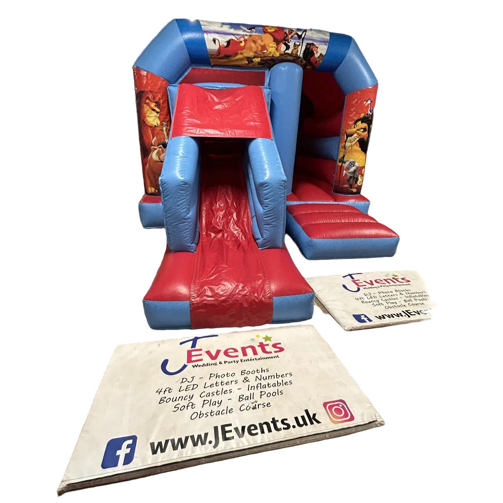 Jungle 3 Lion King Red & Blue Bounce 'n' Slide