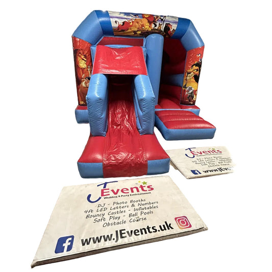 Jungle 3 Lion King Red & Blue Bounce 'n' Slide