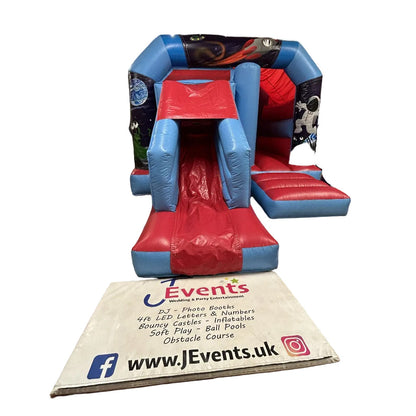 Red & Blue Space Bounce 'n' Slide