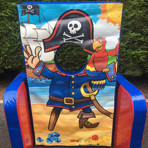 Pirate ‘Face in Hole’  Peek a Boo Blue & Yellow