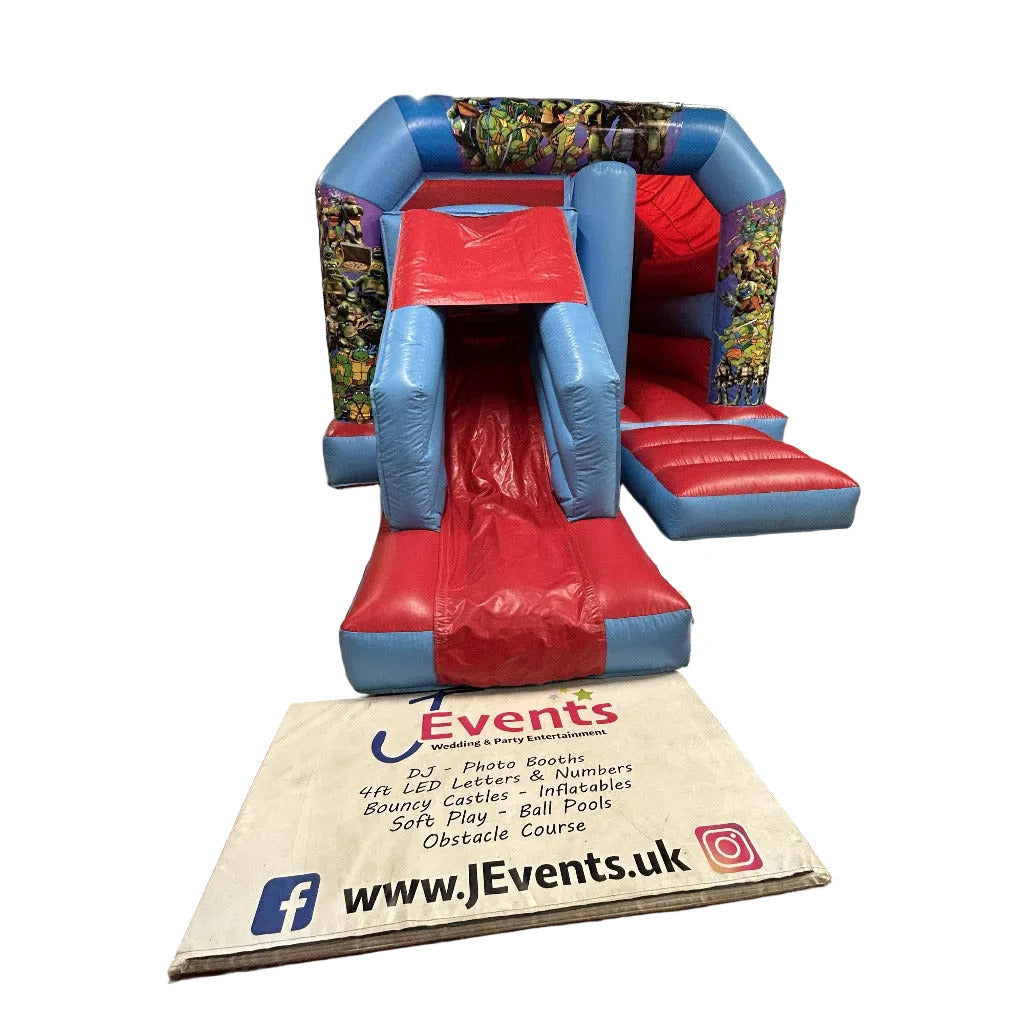 Teenage Mutant Ninja Turtles TMNT Red & Blue Bounce 'n' Slide
