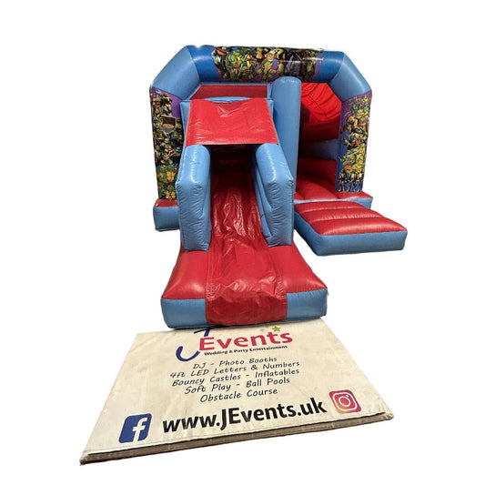 Teenage Mutant Ninja Turtles TMNT Red & Blue Bounce 'n' Slide