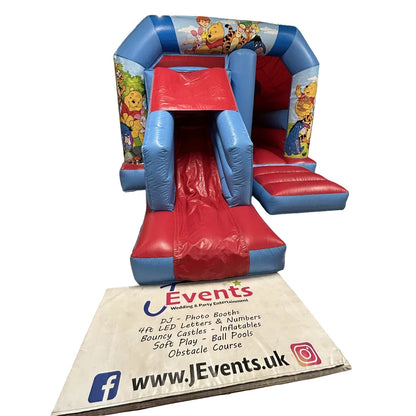 Winnie The Pooh Bear & Friends Bounce n Slide Red & Blue