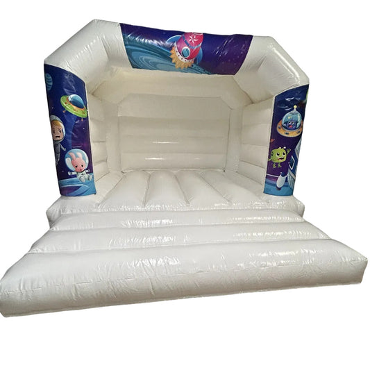 White Bouncy Castle Space 2
