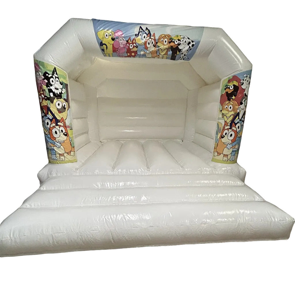 White Bouncy Castle Bluey