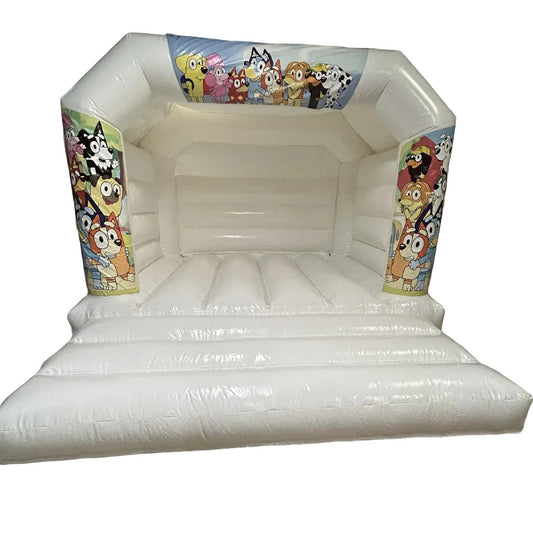 White Bouncy Castle Bluey