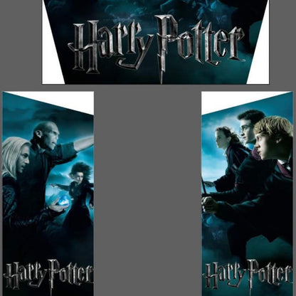 Multicoloured Rainbow Junior Platform Inflatable Slide Harry Potter