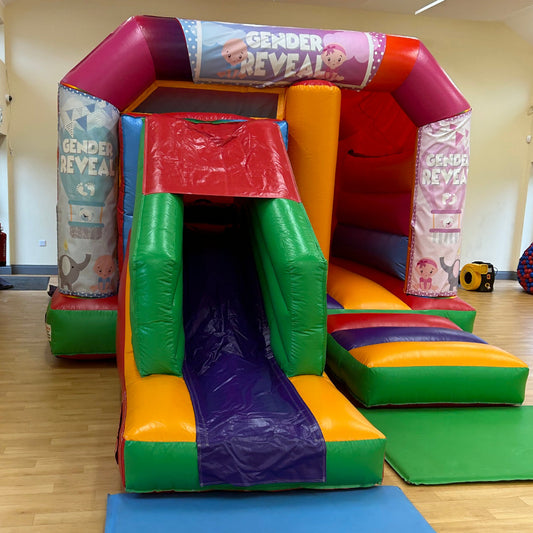 Gender Reveal Bounce 'n' Slide Multicoloured